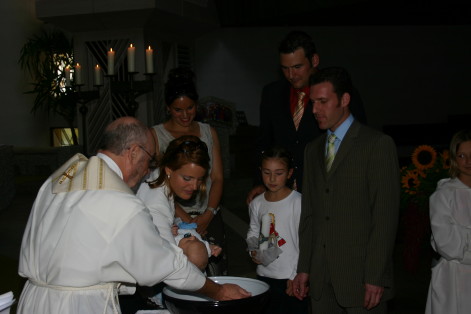Taufe von Franziska